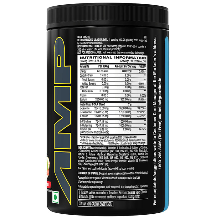 GNC Pro Performance AMP Gold Series BCAA Advanced | For Lean Muscles & Recovery | Flavour Powder Spicy Guava