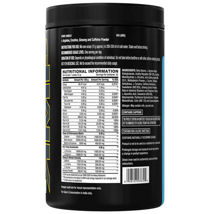 GNC Pro Performance AMP Gold Series Ultra Rush Blue Raspberry