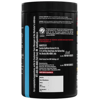 GNC Pro Performance AMP Gold Series Ultra Rush Blue Raspberry