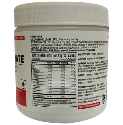 GNC Pro Performance Creatine Monohydrate 3000mg for Performance, Muscle Support & Energy | Powder