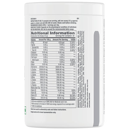 GNC Pro Performance Pre-Workout Powder Blue Raspberry