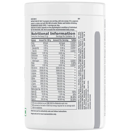 GNC Pro Performance Pre-Workout Powder Fruit Punch