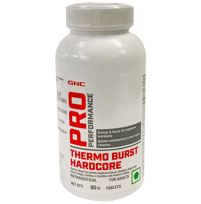 GNC Pro Performance Thermo Burst Hardcore Tablet - Classic Derma