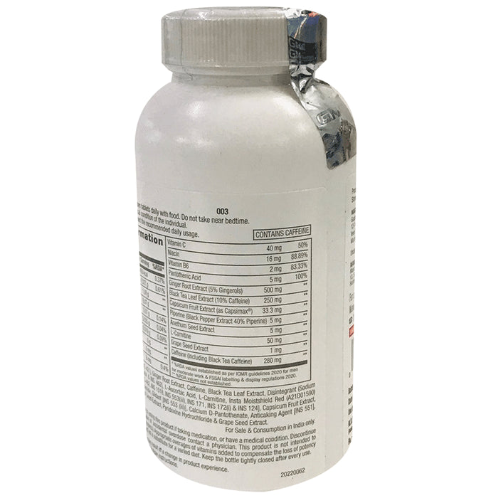 GNC Pro Performance Thermo Burst Hardcore Tablet