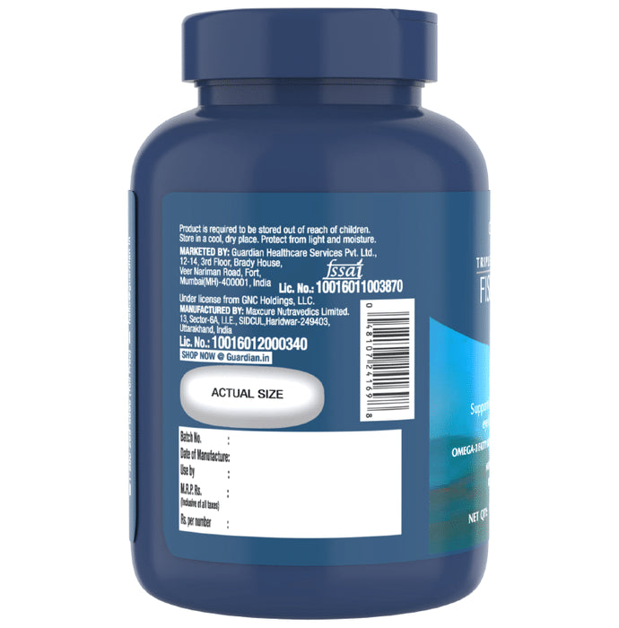 GNC Triple Strength Fish Oil Softgel Mini