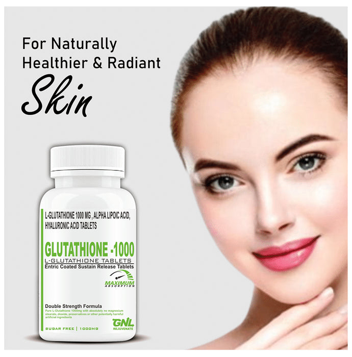 Goa Nutritions Glutathione 1000 Enteric Coated Sustained Release Tablet Sugar Free