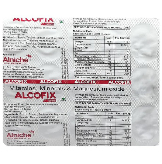 Alcofix Tablet - Classic Derma