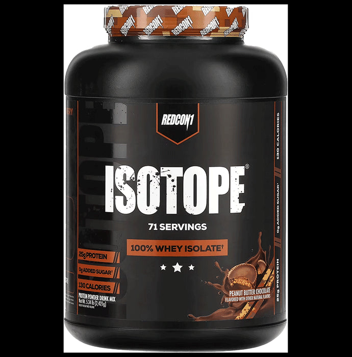 Redcon1 Isotope 100% Whey Isolate Powder Peanut Butter Chocolate - Classic Derma