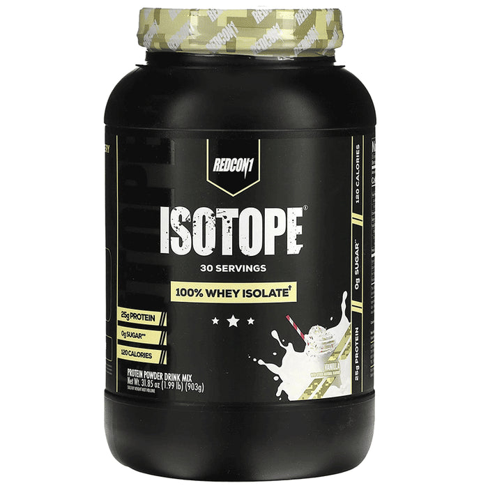 Redcon1 Isotope 100% Whey Isolate Powder Vanilla - Classic Derma