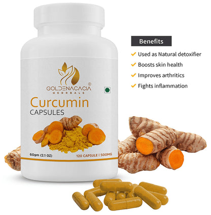 Goldenacacia Herrbals Curcumin 500 Capsule