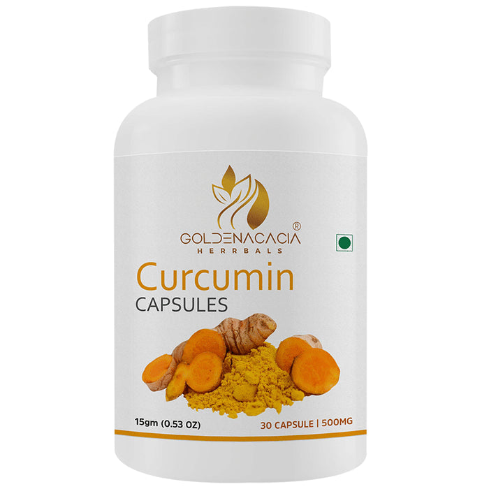 Goldenacacia Herrbals Curcumin 500 Capsule - Classic Derma