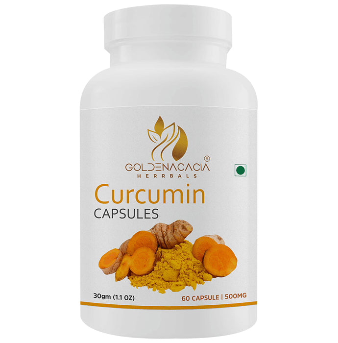 Goldenacacia Herrbals Curcumin 500 Capsule - Classic Derma