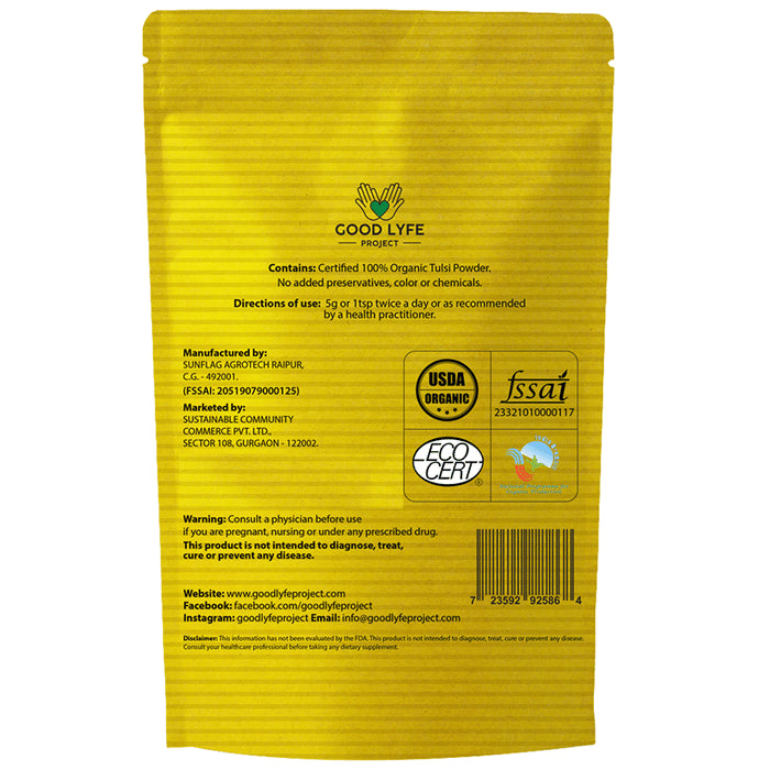 Good Lyfe Project Tulsi Superleaf Powder
