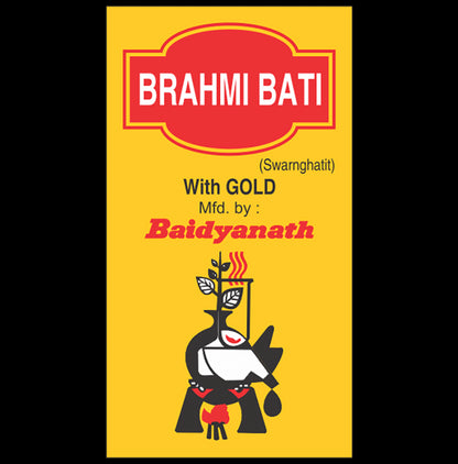 Baidyanath Brahmi Bati with Gold