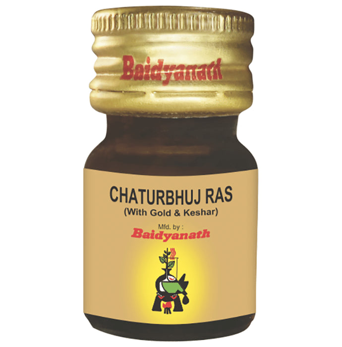 Baidyanath Chaturbhuj Ras Gold Tablet - Classic Derma