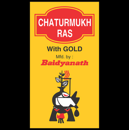 Baidyanath Chaturmukh Ras with Gold Tablet