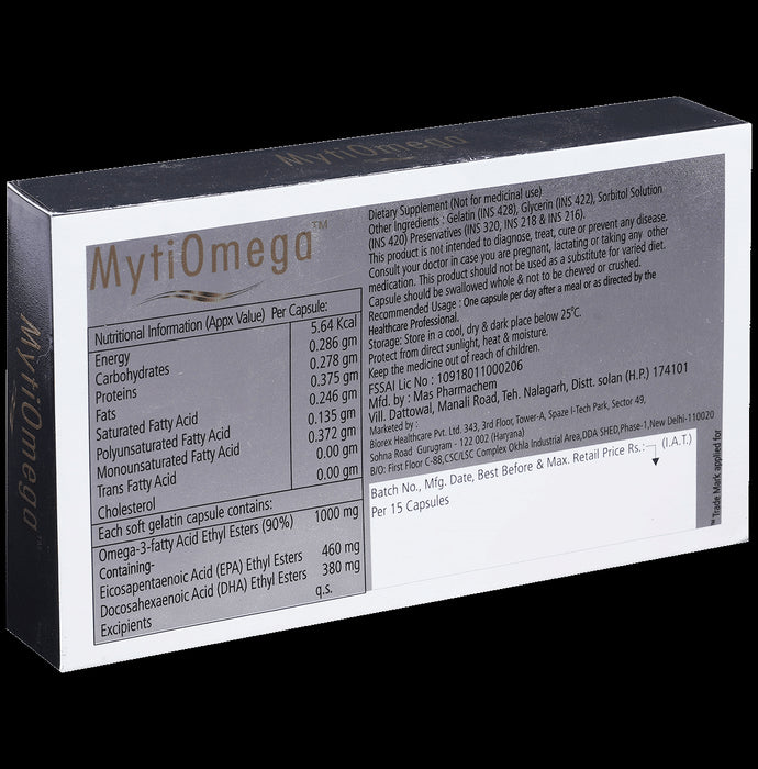 Mytiomega Soft Gelatin Capsule