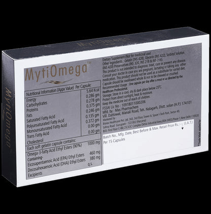 Mytiomega Soft Gelatin Capsule