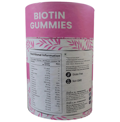 Granny's Gummies Cherish Hair, Nails & Skin Gummies (30 Each) Strawberry