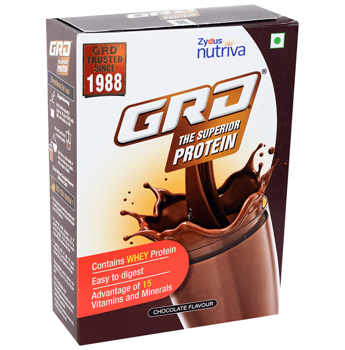 GRD Whey Protein with Vitamins & Minerals | Flavour Chocolate Powder - Classic Derma