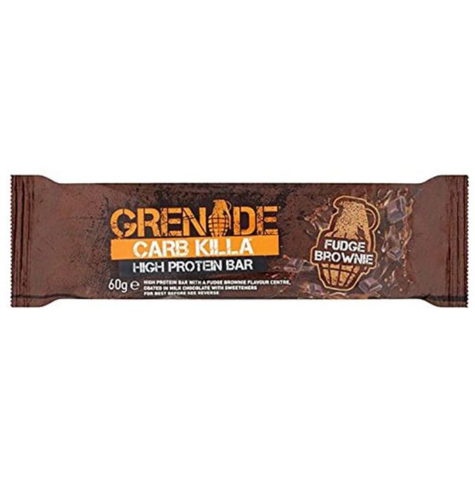 Grenade Carb Killa High Protein Bar (60gm Each) Fudge Brownie - Classic Derma