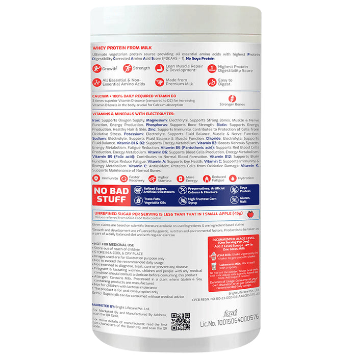 Gritzo SuperMilk Daily Nutrition 13+ yrs Girls Double Chocolate