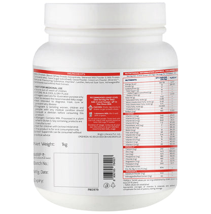 Gritzo SuperMilk Protein Boy Height+ for 13+ Years with Calcium & Vitamin D3 Double Chocolate