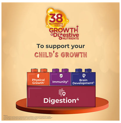 Groviva Child Nutrition for Physical Growth, Brain Development & Immunity | Flavour Vanilla Powder