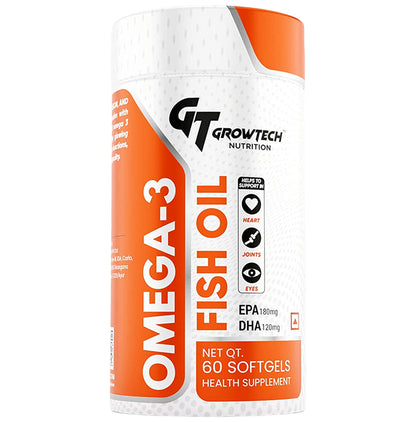 Grow Tech Nutrition Omega-3 Fish Oil Softgel - Classic Derma