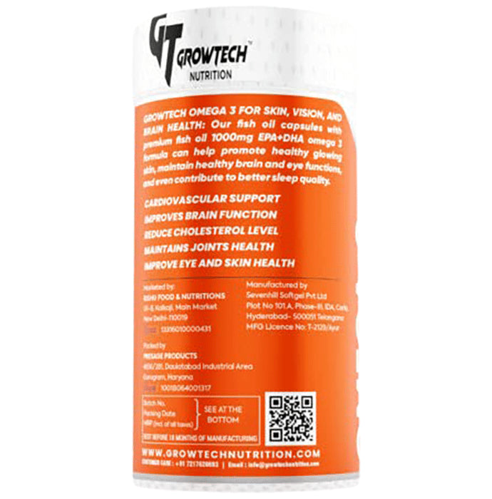Grow Tech Nutrition Omega-3 Fish Oil Softgel