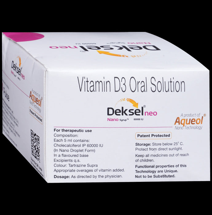 Deksel Neo Oral Solution | With Vitamin D | Nutritional Supplement