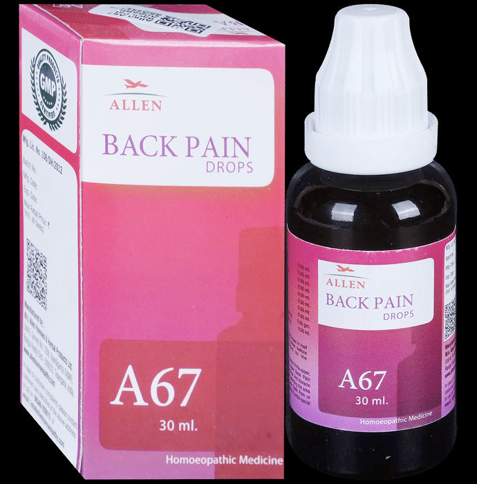 Allen A67 Back Pain Drop - Classic Derma