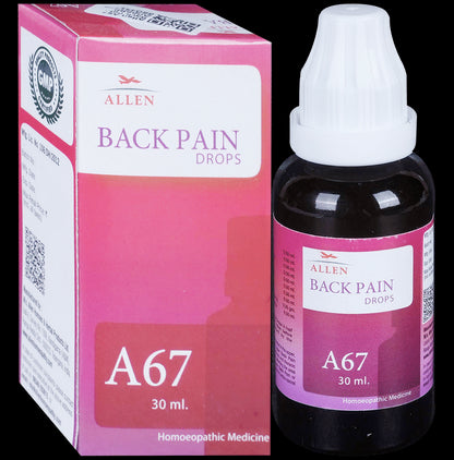 Allen A67 Back Pain Drop - Classic Derma