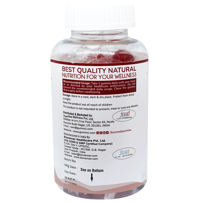 Gummsi Combo Pack of Apple Cider Vinegar Green Apple & Biotin Cranberry Gummies (30 Each)