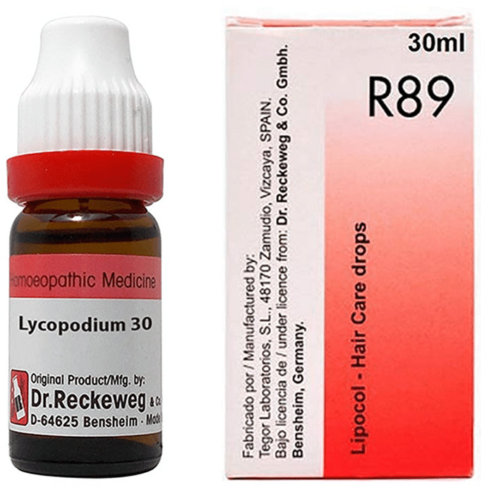Dr. Reckeweg Hair Care Combo (R89 + Lycopodium Dilution 30CH) - Classic Derma
