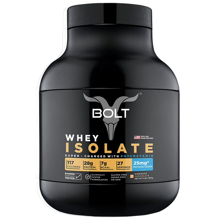 Bolt Whey Isolate Powder Piedmont Chocolate - Classic Derma