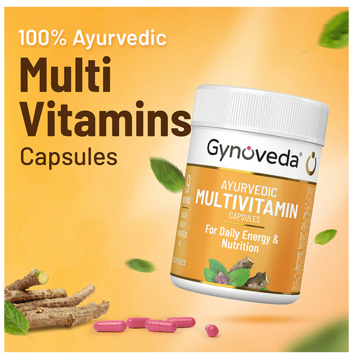 Gynoveda Ayurvedic Multivitamin Capsule (30 Each)