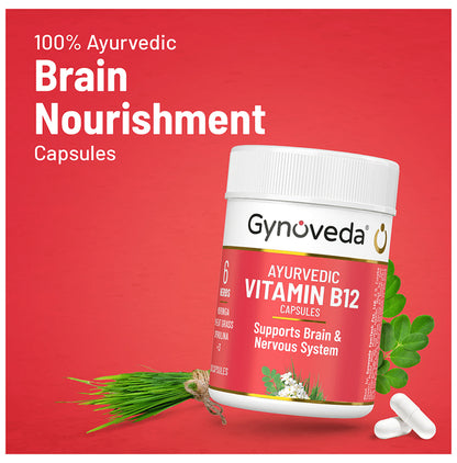 Gynoveda Ayurvedic Vitamin B12 Capsule (30 Each)