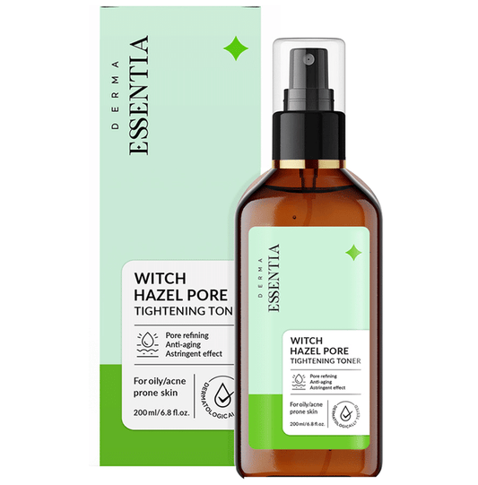 Derma Essentia Witch Hazel Pore Tightening Toner for Oily Acne Prone Skin - Classic Derma