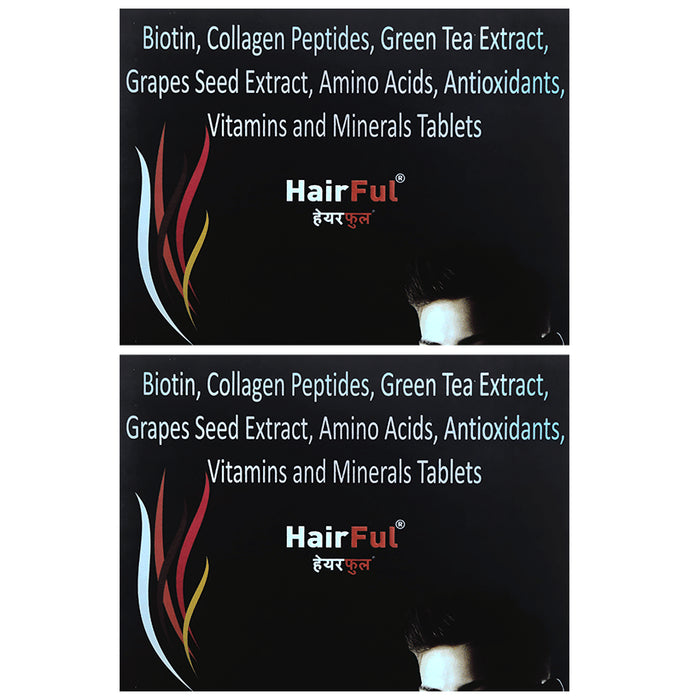 HairFul Healthy Hair Supplement Tablet (15 Each) - Classic Derma
