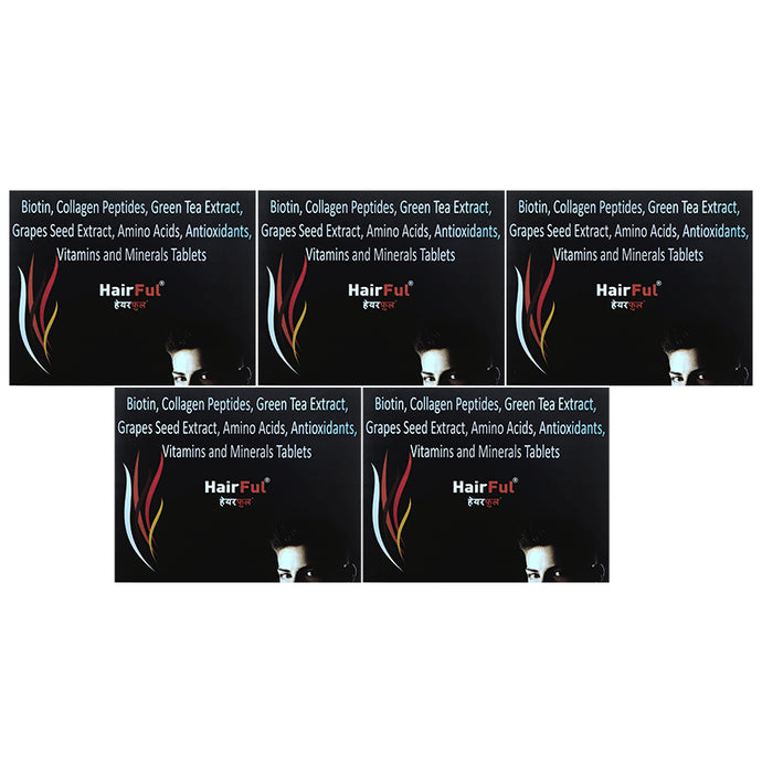 HairFul Healthy Hair Supplement Tablet (15 Each) - Classic Derma