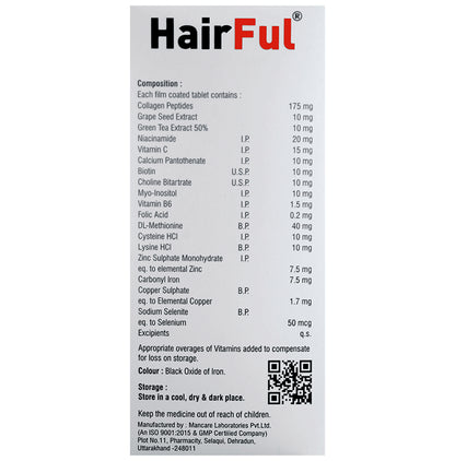 HairFul Healthy Hair Supplement Tablet (15 Each)