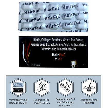 HairFul Healthy Hair Supplement Tablet (15 Each)