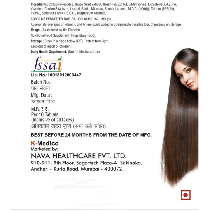 HairFul Tablet for Women & Men Hair Care (10 Each)