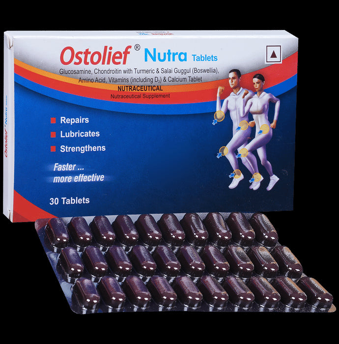 Ostolief Nutra Tablet | Repairs, Lubricates & Strengthens the Joints - Classic Derma