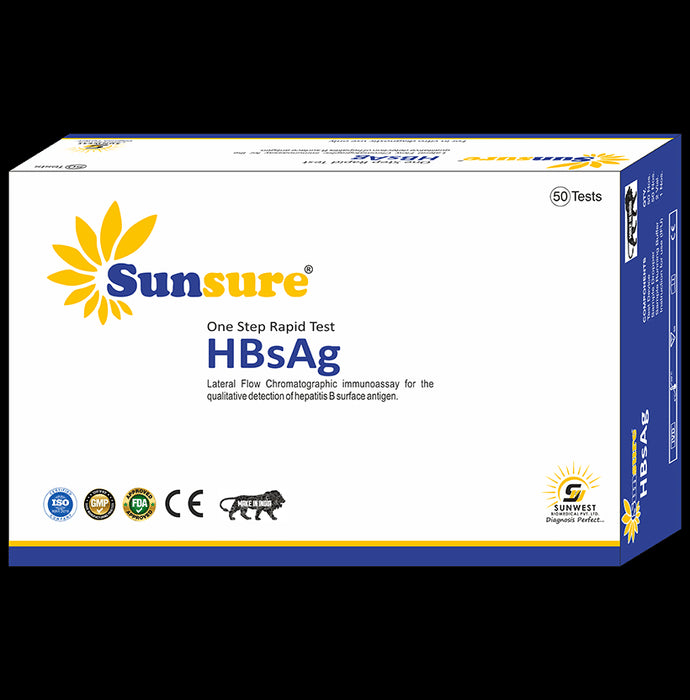 Sunsure HBsAg Card Test Kit - Classic Derma