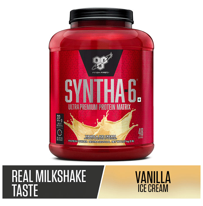 BSN Syntha-6 Ultra Premium Protein Matrix Vegan Powder Vanilla Icecream - Classic Derma
