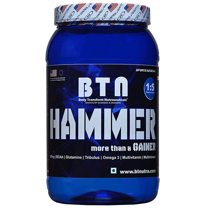 BTN Body Transform Nutraceuticals Hammer More Than A Gainer Powder Belgium Chocolate - Classic Derma