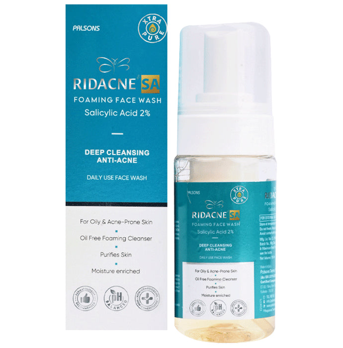 Ridacne SA Foaming Face Wash - Classic Derma