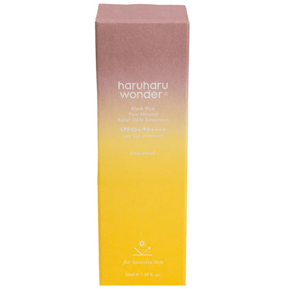 Haruharu Wonder Black Rice Daily Sunscreen Pure Mineral Relief - Classic Derma